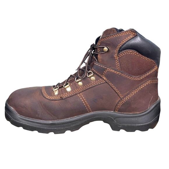 Irish Setter X Red Wing Men’s Ely Brown Steel Toe Work Boot Size US 12